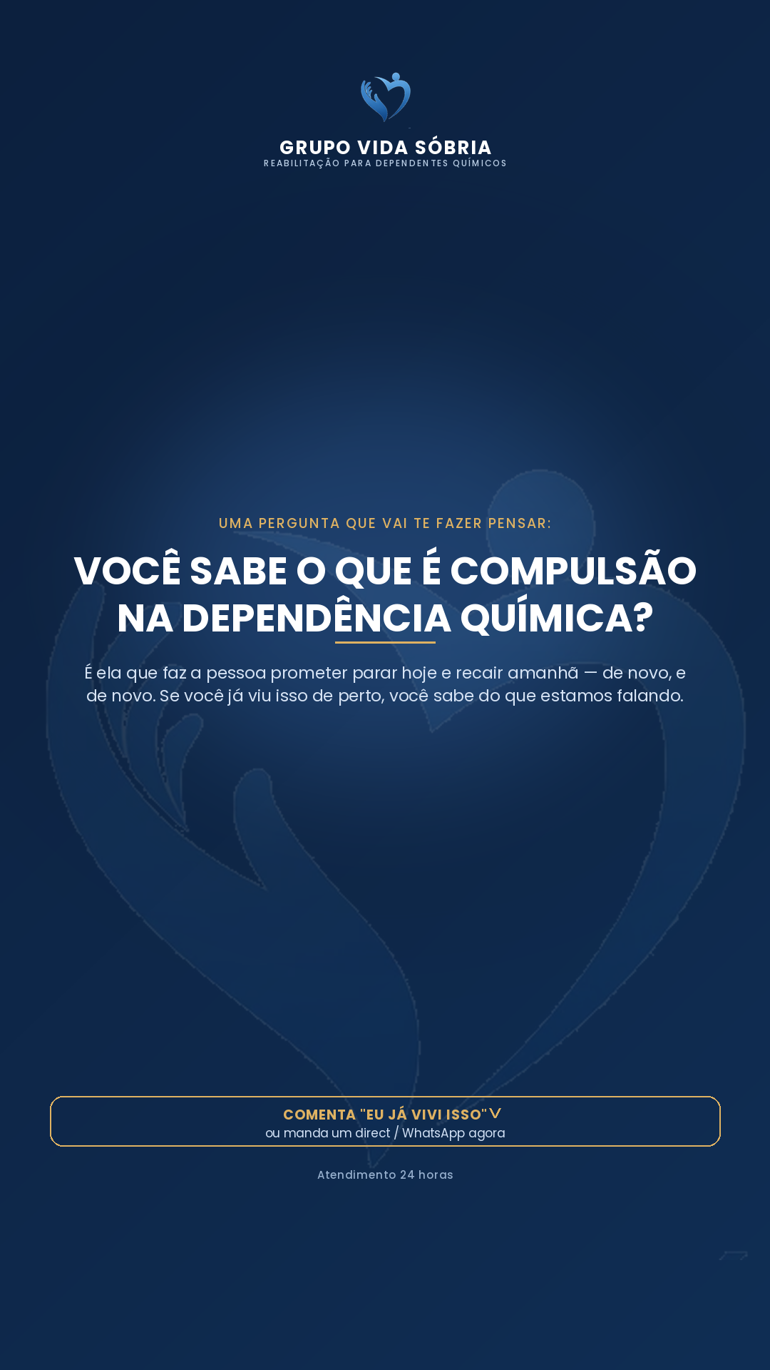 Área de convivência de unidade parceira de reabilitação
